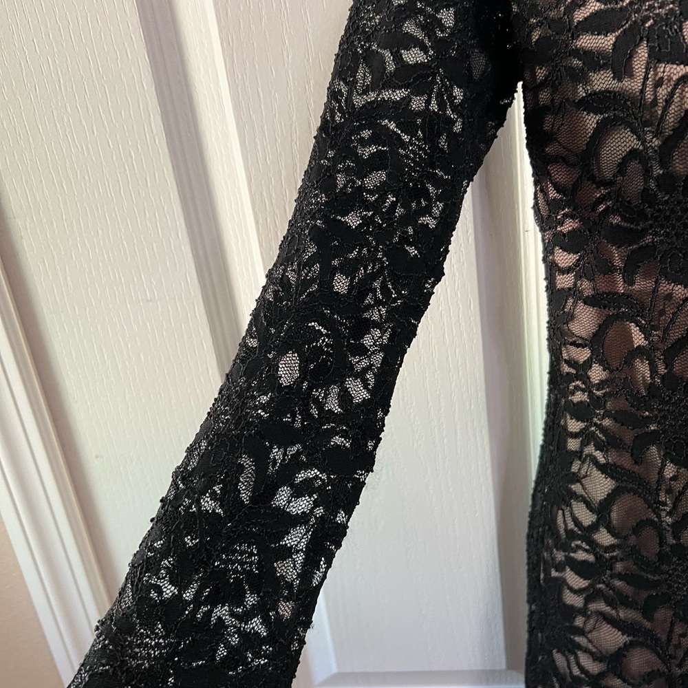 NWOT Black Lace Dress - Picture 3 of 5